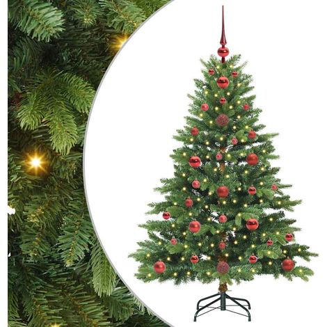 Artificial Christmas Tree with 150 LEDs Green 120 cm PE and PVC vidaXL