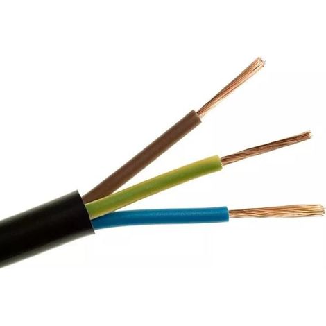 Gaine H03VV-F (OMY) 3x1,5 jaune noir /100m/