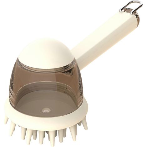 Brosse de bain pour animaux de compagnie - avec poils en silicone - pour chiens et chats (1/5)