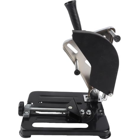 Support fixe en fer pour meuleuse d'angle, fixation stable et précise, compatible avec les meuleuses d'angle de 100 et 125 mm. (1/5)