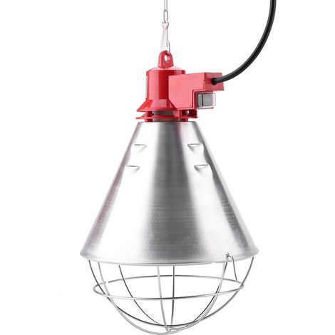 Abat-jour isolant pour lampe chauffante infrarouge, abat-jour pour lampe chauffante pour volailles (poussins, porcelets, volailles) (1/5)
