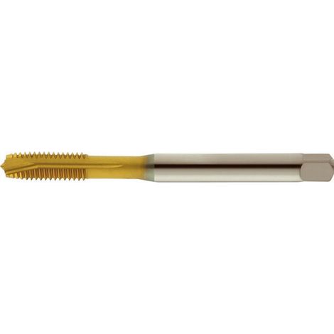 Maschio Macchina Per Fori Passanti, Din 371, Tin Rivestimento Superficiale, M5, Passo 0,8 Millimetri Lunga. Totale 70 Mm Gambo Ø 6,0 Mm