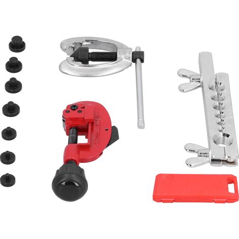 Kit de 10 outils à évaser les tuyaux, outil de réparation double en acier universel pour l'entretien des véhicules (1/5)