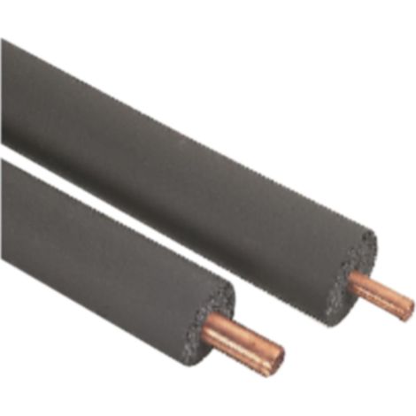 Isolation de tuyaux Caoutchouc nitrile Noir, diamètre 22mm x 2m x 25mm ( Prix pour Paquet de 3 )