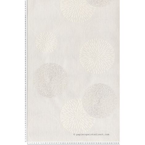 A.S. Creations – Papier peint expansé intissé blanc à motifs – Lessivable et strippable – Bonne résistance à la lumière – Dimensions non spécifiées