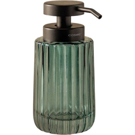 COSMIC Soap dispenser, 300ml, Resistant Glass, Turquoise, Lido Collection (1/5)