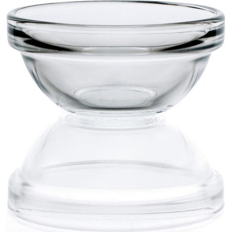 Lot de 6 Bols empilables en Verre Transparent 6 cm (1/4)