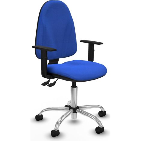 Piqueras y Crespo Algarra AS chaise bureau bleu tissu