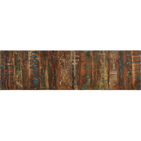 Tête de lit-Panneau de lit multicolore 180 cm bois massif récupération 363156 (1/5)