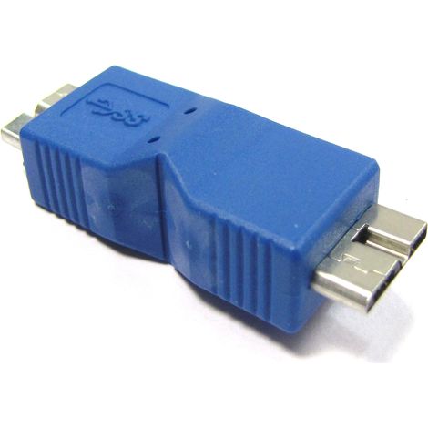 BeMatik - Adaptador USB 3.0 (MicroUSB B Macho a MicroUSB B Macho)