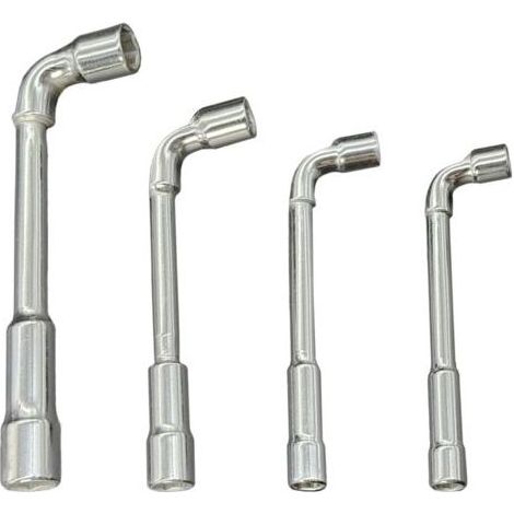 4pcs cle a pipe 6 pans 7mm 8mm 10mm 13mm, clé à pipe, clé a pipe, clef a pipe CRV acier au chrome vanadium (1/5)
