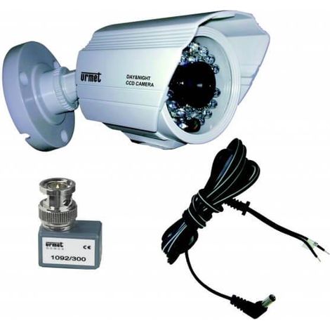 Urmet – Caméra de surveillance intérieure/extérieure 2 MP – Vision nocturne infrarouge – Étanchéité IP66 – Installation rapide avec kit compatible – Résolution AHD 25/30 ips (1/2)