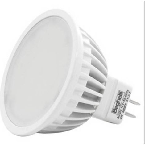 10 x BEGHELLI LED MR16  12V  4W 56033  CALDA