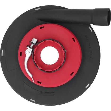 Capot anti-poussière pour meuleuse d'angle 9 pouces, rouge et noir, disque de 230 mm (1/5)