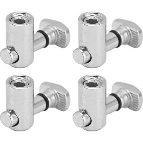 4-teiliges Ankerverbinder-Set M1.6, europäischer Standard, Kohlenstoffstahl, 90°-Winkel (1/5)