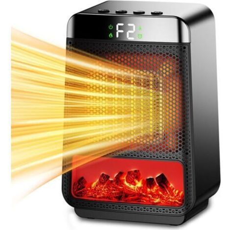 Space heater for indoor use, 1000 W fast ceramic electric heater, 2 modes (1/5)