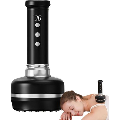 Elektrisches Cellulite-Massagegerät – Verstellbares elektrisches Schröpfset für Massagen Praktisches Vibrationsgerät zur Körperformung für Beine, Bauch und Hüften (1/5)