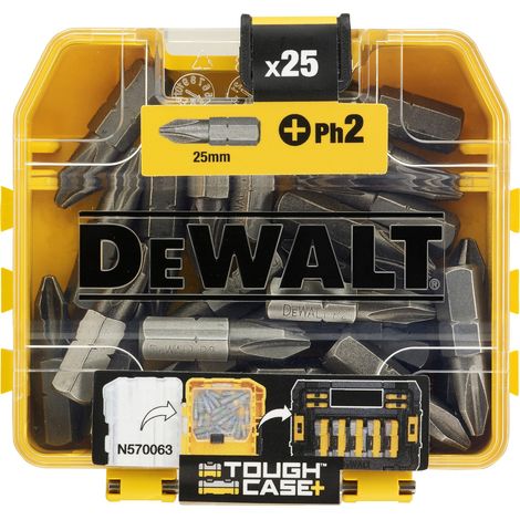 Juego de 25 puntas Ph2, 25 mm DeWalt DT71522-QZ