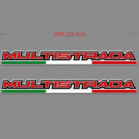 Autocollants 3D pour moto Ducati Multistrada 1260 S 1260s : protections de réservoir, poignées, kit de protection pour carburant et huile, protection pour les genoux. (1/5)