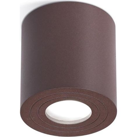 Plafoniera esterno gea led sulis r ges1075 gu10 ip65 lampada soffitto