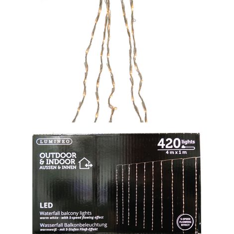 Tenda luminosa bianco caldo balcone warm white 494756 (1/3)