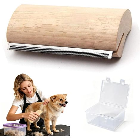 Brosse mue cheval chien chat sous-poil (1/5)