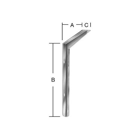 Equerre T-Profil 300 x 550 mm Nr. 156355ZF