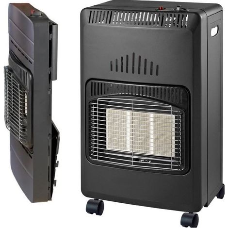 Poêle à gaz infrarouge 4200W – 3 puissances – Chauffage mobile pliable – Allumage piezo – Surface chauffable 120 m³ – Niklas (1/8)