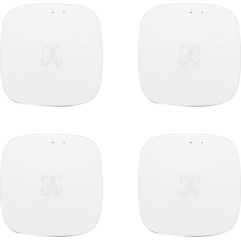 4X Capteur de PréSence Humaine Tuya WiFi MmWave avec DéTection de Radar à Micro-Ondes de Luminance PIR Motion Sensor Wall Mount (1/4)