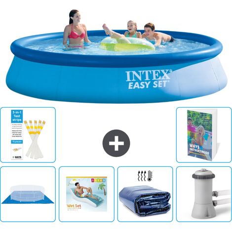 Intex Piscine Easy Set Ronde - 396x84 cm - 7-pièces S171 (1/5)