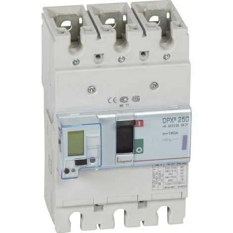 Disjoncteur électronique Legrand DPX³ 250 3P 160A 50kA - LEG420367