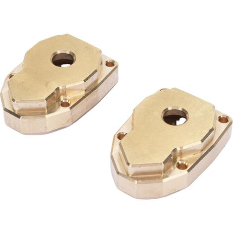 Couvercles de Portail en Laiton pour Voiture MK07/7 RC – Ensemble de 2 Couvercles de Fusée de Direction, Boîtier en Laiton Poli Miroir pour Une Apparence et des Composants Améliorés (1/5)