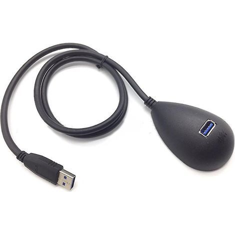 80 cm (31,5 Zoll) langes USB 3.0-Verlängerungskabel mit Ständer, Datenübertragungskabel (Stecker auf Buchse) (1/4)