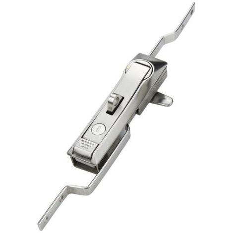 Serrure à bascule avec bielle en acier inoxydable pour armoires électriques extérieures, armoires murales et armoires de distribution, serrure à poignée, serrure à barre verticale deng