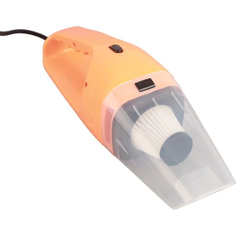 Aspirateur de voiture professionnel portable haute puissance avec fil, orange (1/5)