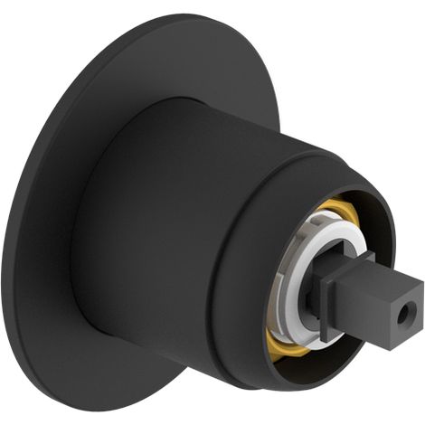 Corps de mitigeur de douche à encastrer ULTRAMIX, 1 sortie, noir mat (1/2)