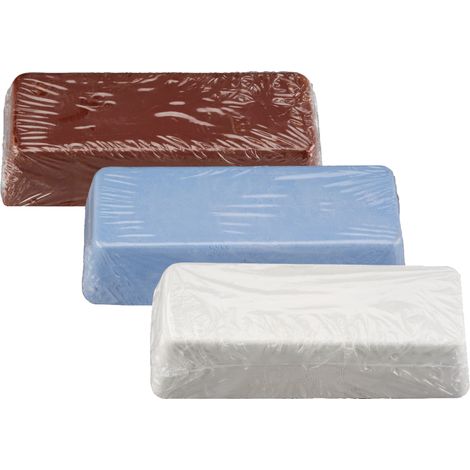 Pasta de pulir marrón para metales, cubo de 1 kg