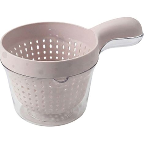 Elegante cestello scolapiatti a due livelli per la separazione - Rosa