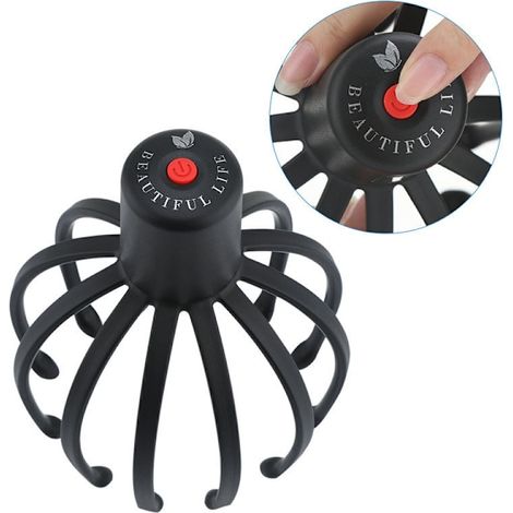 Appareil de massage de la tête électrique avec 3 modes, massage de la tête à 360 degrés-AquaForge