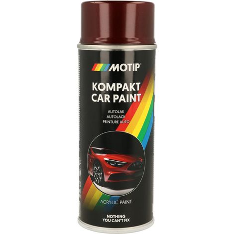 PEINTURE ACRYLIQUE KOMPAKT 51430 ROUGE METALLISE 400ML MOTIP