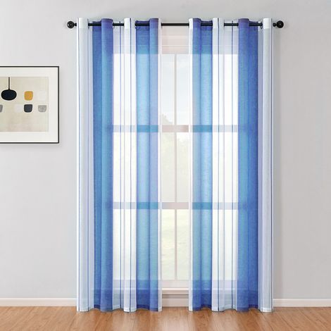 rideaux rideau à œillets cm l x H pour la décoration chambre d'enfant salon coucher 2 140245 (1/5)