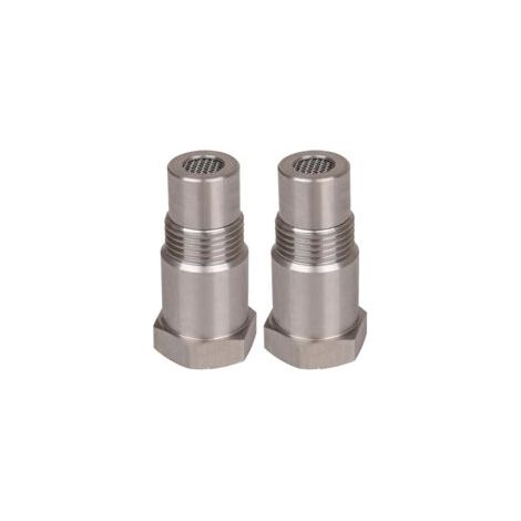 2 PCS Rallonges de Capteur Détrompeur Lambda, 46,5mm Capteur D'Oxygène, D'Oxygène Pour Extender Entretoise, Filtre Detrompeur Sonde Lambda, Pour Voitures Moteur Les Systèmes D'Echappement M18 x1.5 (1/5)