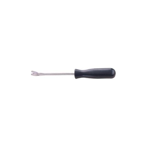 Pinza estrecha para tapicería Jonnesway AB030045, herramienta para trabajos en espacios reducidos, punta de 100 mm, longitud total de 200 mm, alta precisión y maniobrabilidad