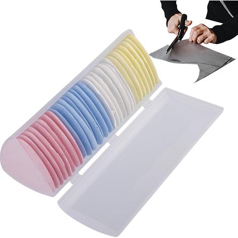 Craie de tailleur - Marqueurs portables pour travaux manuels - Craie de couture pour tissu, couturière, maman, grand-mère, atelier, école, cours, atelier (1/5)