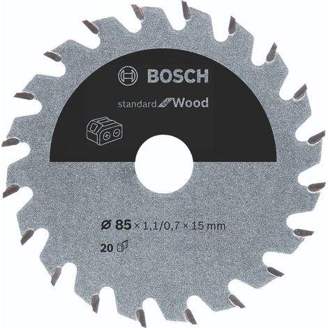 Hoja de sierra circular PRO Wood cordless, 85 x 1,1 x 15 mm