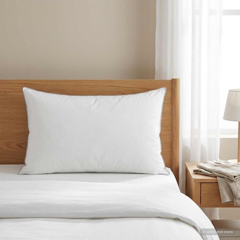 vidaXL Oreiller 50 x 70 cm Laine australienne Blanc (1/5)