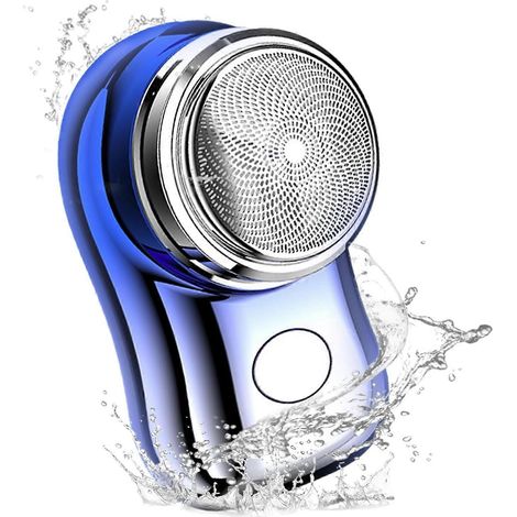 Rasoir électrique rechargeable pratique, rasoir électrique de poche, rasoir électrique portable (bleu dégradé) (1/5)
