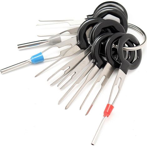 11 Uds. Kit de herramientas de extracción de terminales conector de cableado Extractor de liberación de pines (1/5)