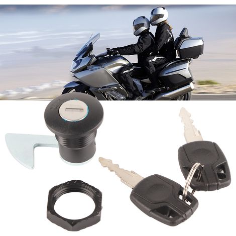 Cadenas Universel pour Scooter Électrique - Support de Coffre en Aluminium et Plastique avec Crochet Court