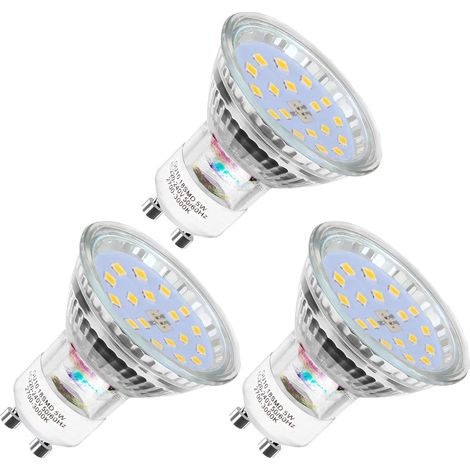 Filiyano-Ampoules LED GU10, 5 W équivalent à 50 W, blanc chaud 2700 K, angle de diffusion de 120° (1/5)